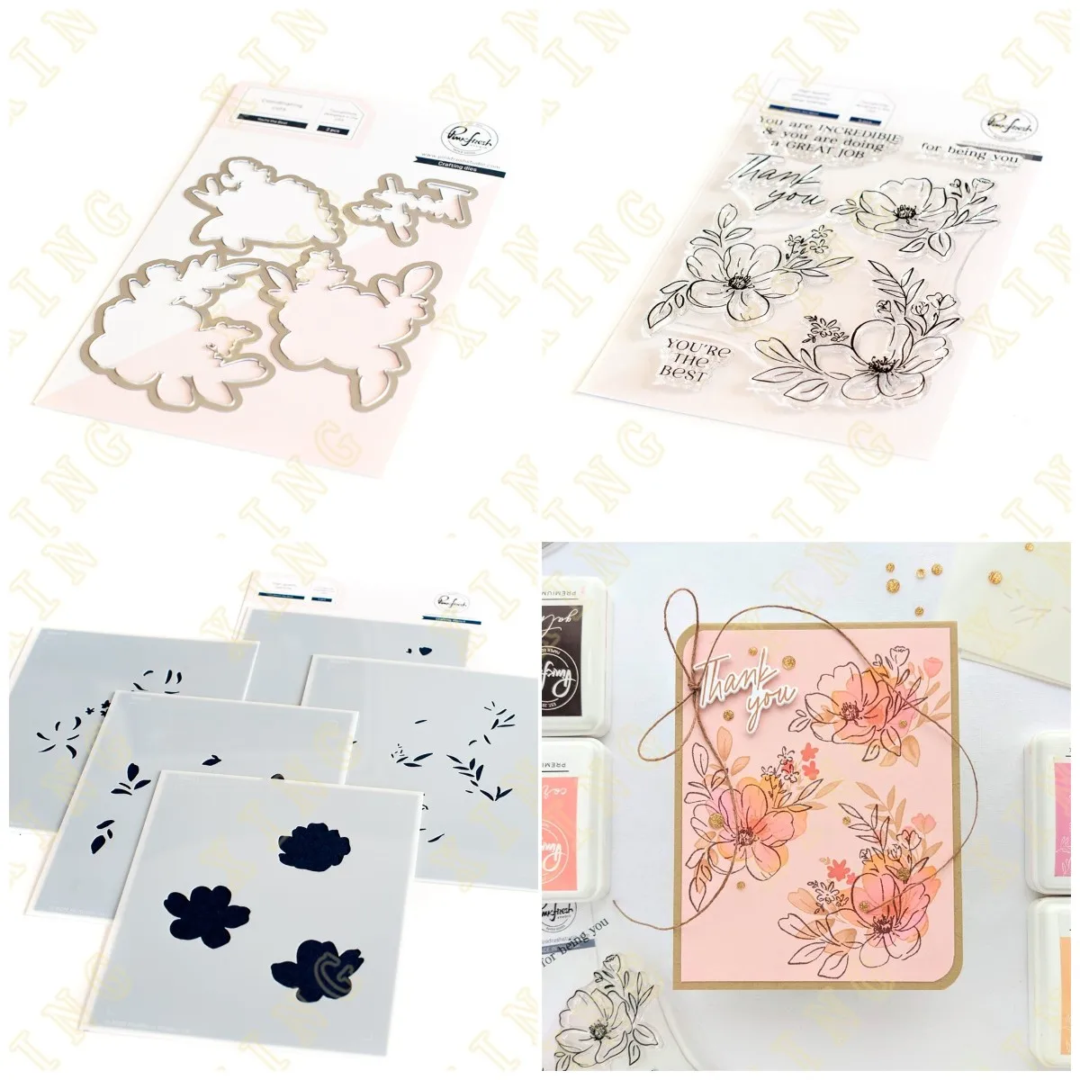 

2022 New You're the Best Cutting Dies Stamps Stencil Scrapbook Diary Decoration Embossing Template Diy Greeting Card Handmade