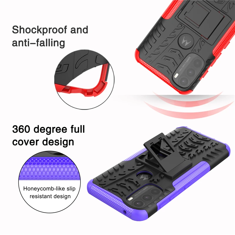 이커 для Motorola Moto G71 Etui pancerne z gumy silikonowej dla 5G G51 G31 G41 G30 Pokrowiec na