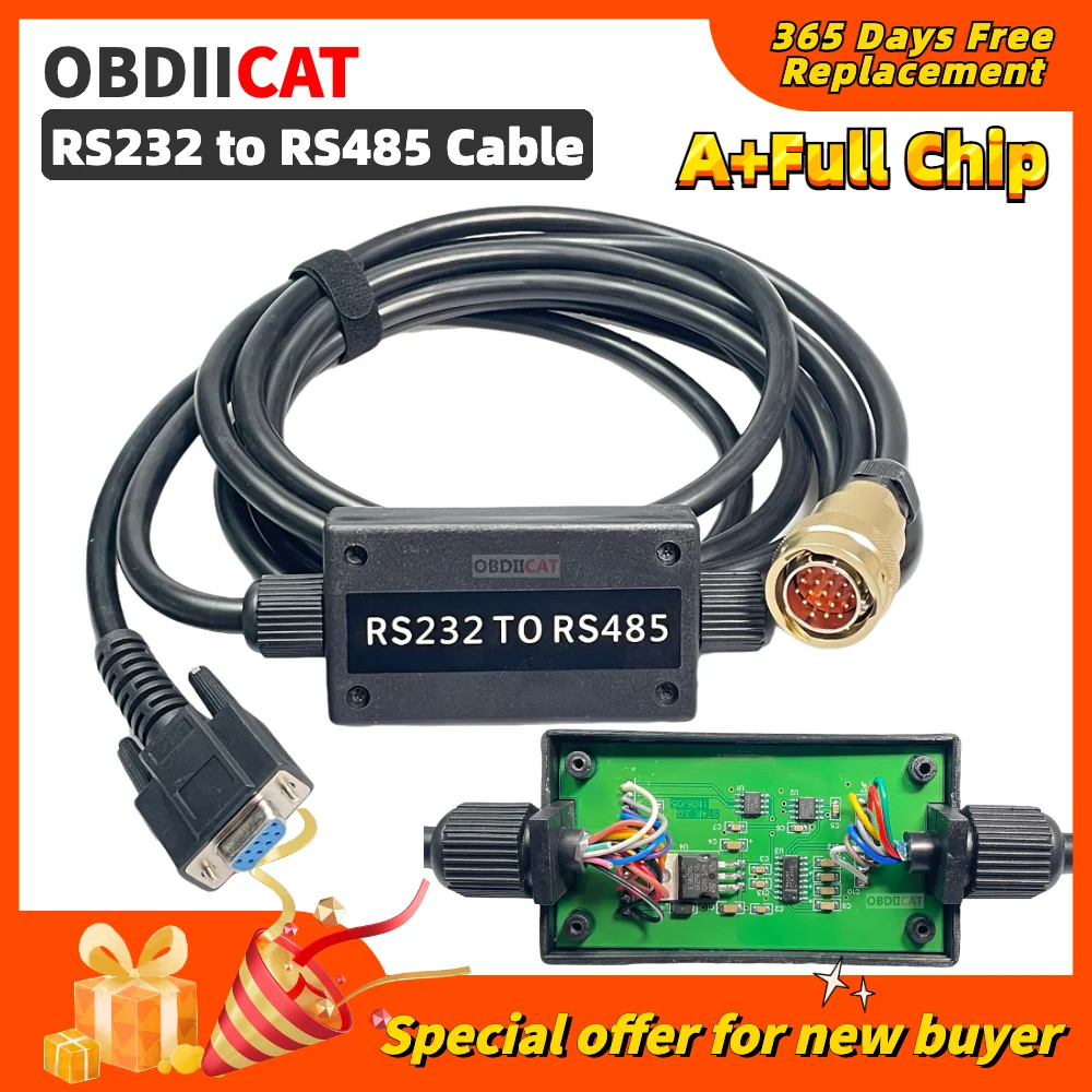 

Car OBD2 Cable For MB Star C3 Multiplexer Adapter Accessories Connector RS232 to RS485 Cable Car Diagnostic Tools Cables