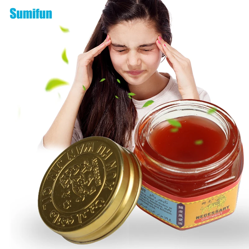 

1/2/3 Red Tiger Balm Original Medical Ointment Migraine Relief Cooling Oil Insect Bite Pain Muscle Relieving Thailand Cream