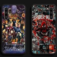 marvel avengers phone cases for huawei honor p40 p30 pro p30 pro honor 8x v9 10i 10x lite 9a 9 10 lite funda soft tpu carcasa