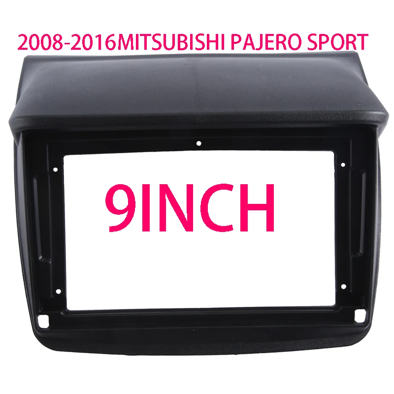9-дюймовый автомобильный радиоприемник для MITSUBISHI Pajero Sport 2008-2016 рамка 2 Din панель DVD