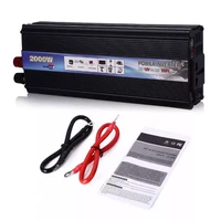 hot sale car power inverter 1000w 2000w watt dc 12v to ac 220v vehicle battery converter power supply on board charger switch