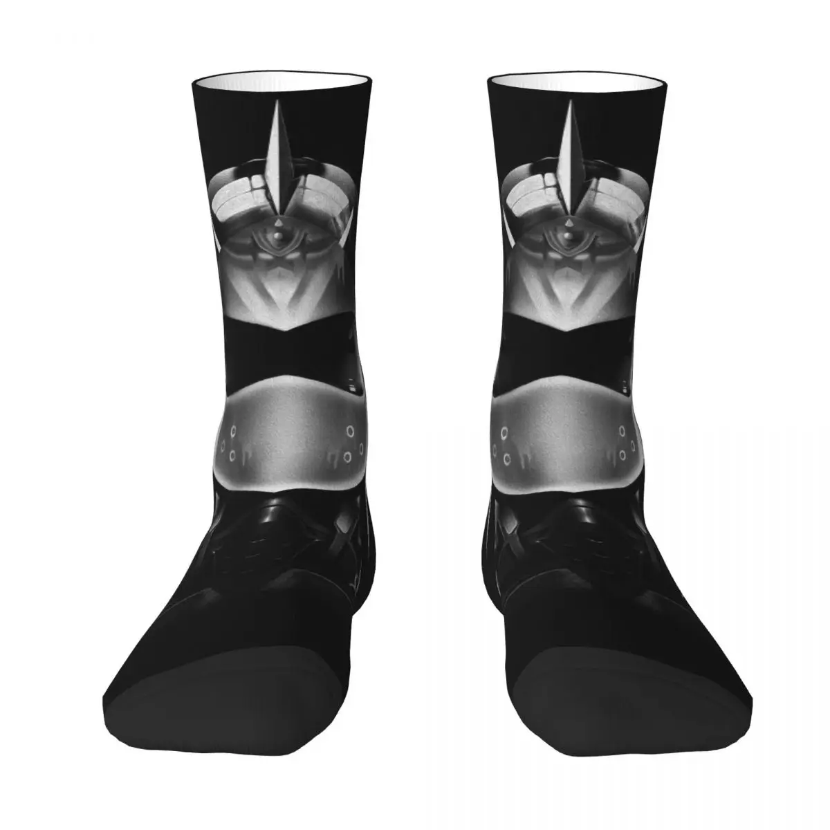 

Cool Black UFO Robot Grendizer Socks Male Mens Women Winter Stockings Harajuku