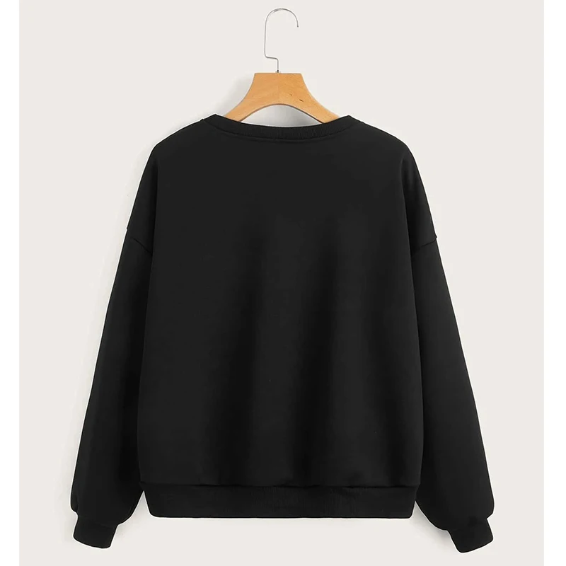 Свитшот с принтом черепа винтажная толстовка пуловер уличная одежда спортивный