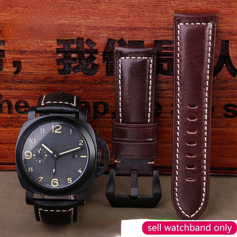 

Ремешок из натуральной кожи для мужских и женских часов Panerai 441, 111