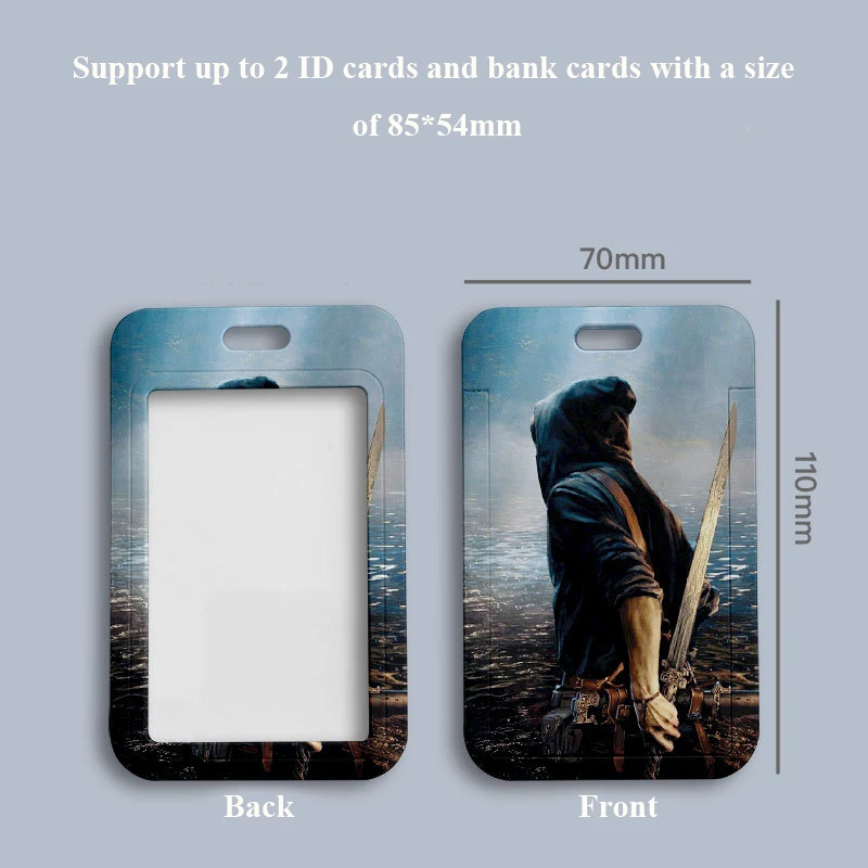 110*70mm Anime Collection Time Raiders Lanyard ID Card Badge Holder with Keychain Keyring Gift