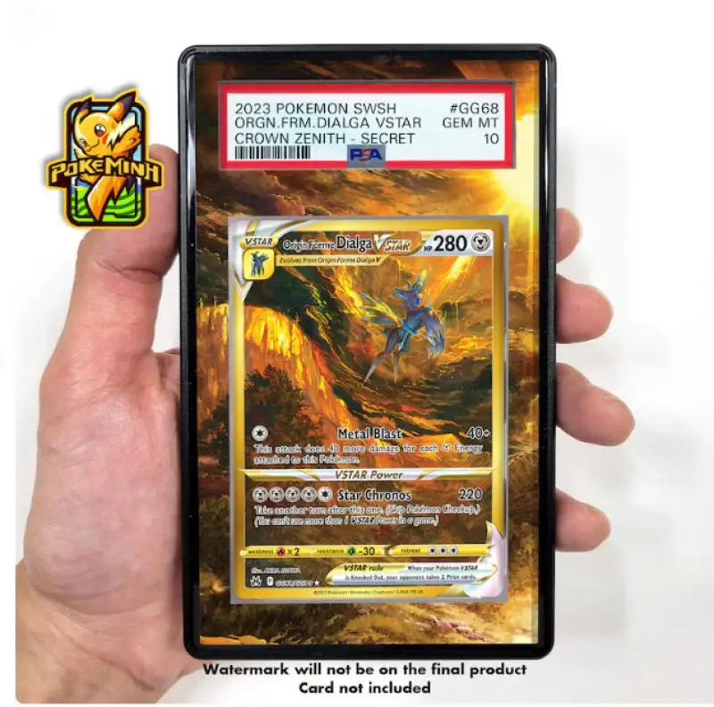 Витрина для Giratina Dialga Arceus Palkia Vstar, золотая карточка, расширенная художественная коллекционная карточка, стойка для дисплея Psa, за исключением карты (art.: 3920d29f6aa80) - 3920d29f6aa80