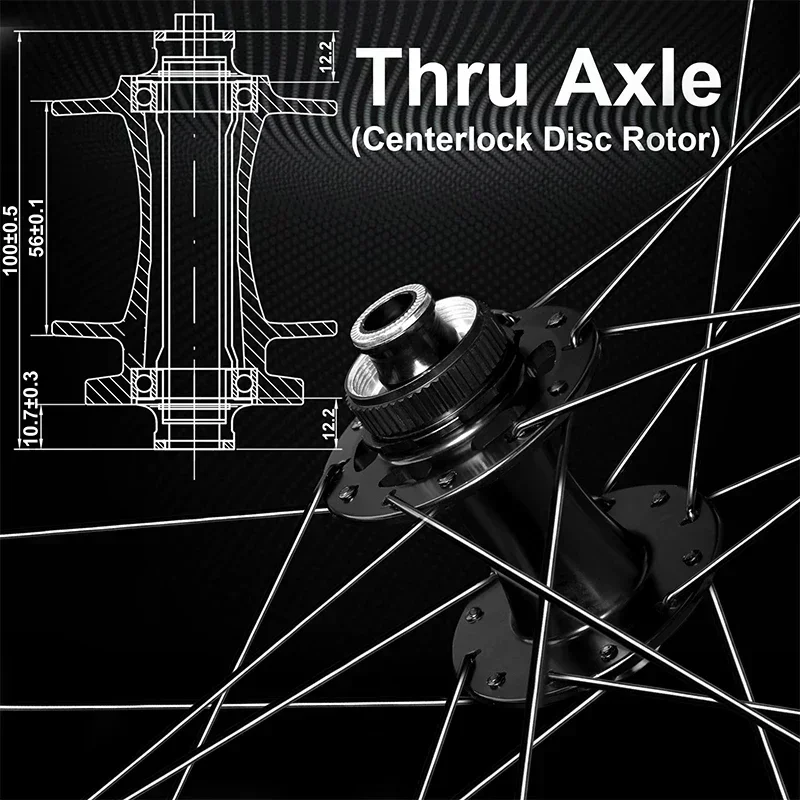 Комплект колес для шоссейного велосипеда BUCKLOS 700C комплект из углеродного волокна