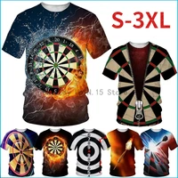 new 3d t shirts dart board t shirt darts throw game graphic tee t shirts funny summer hort sleeve shirts for men