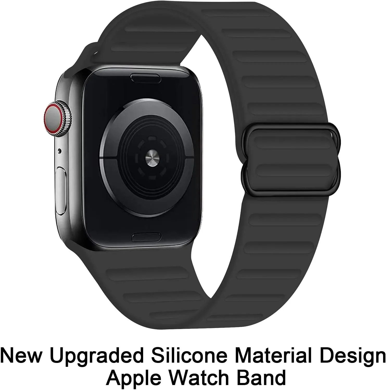 Stretch Silicone Solo Loop Band for Apple Watch 7 6 5 3 Se Sport Women Men Stretch Strap for Apple Watch 44 42 40 38