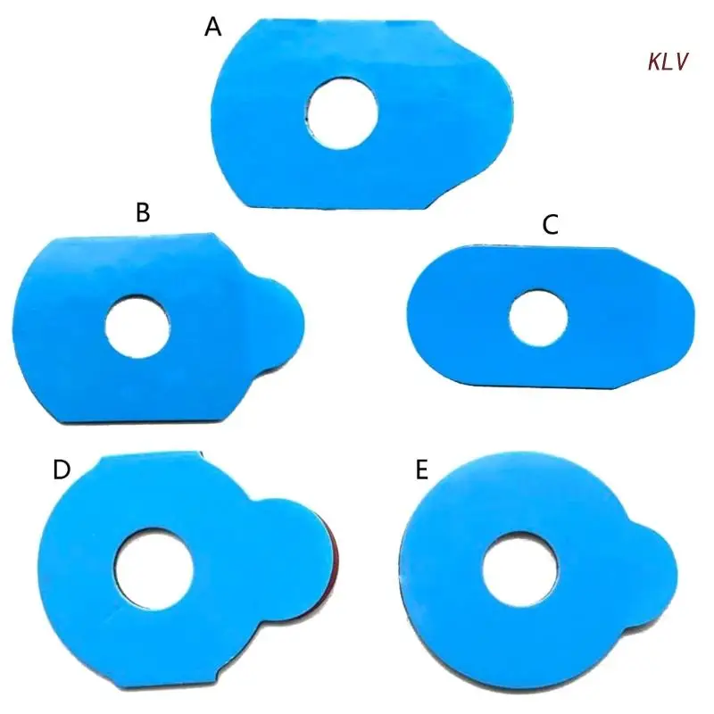 Optical Eyeglasses Lens Edging Anti-Slip Blocking Pads Tape for Lens Processing 1000 Piece Sticky Pad Easy to Remove