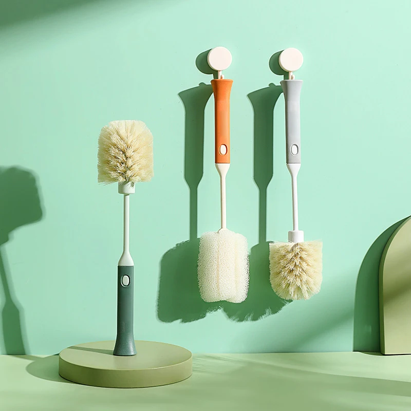 

НОВАЯ щетка для бутылки с длинной ручкой, гибкий портативный очиститель для бутылок воды для мытья контейнеров, щетка для бутылок