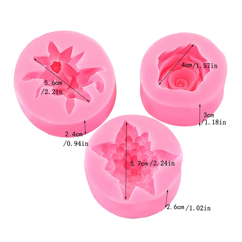 1 шт. силиконовая форма Лилия