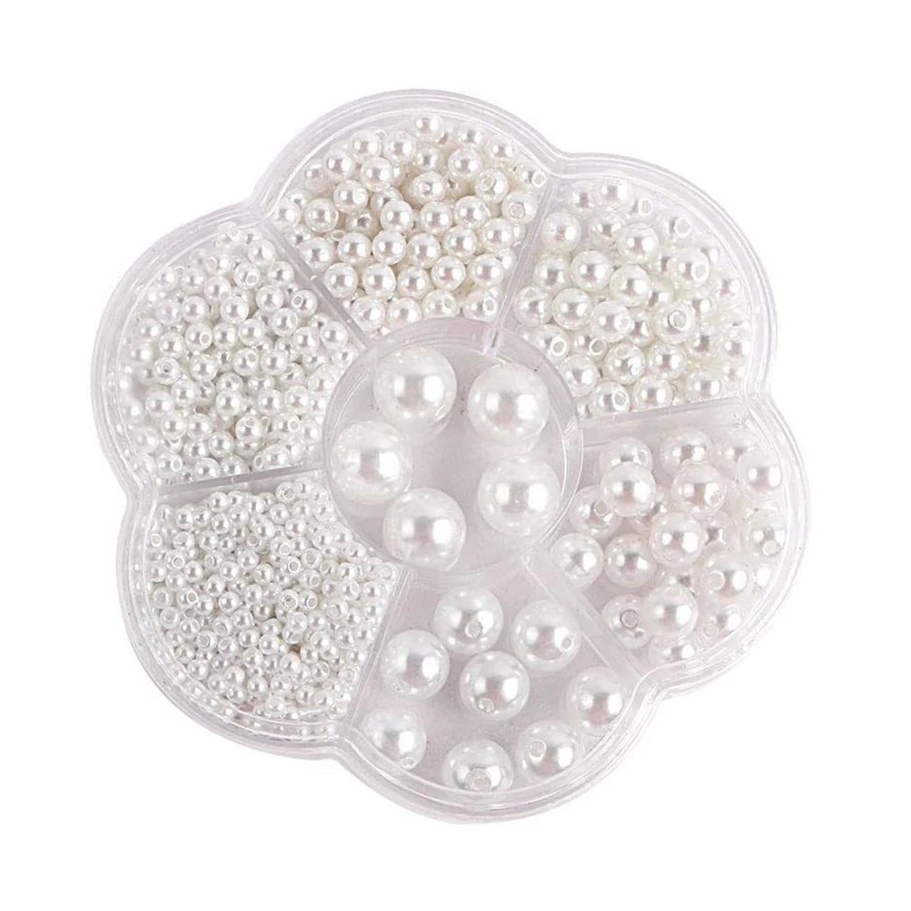 1150 шт. жемчужины из АБС-пластика с отверстием для женщин