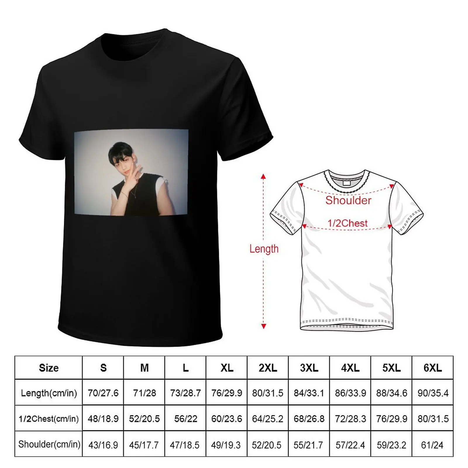 TXT Soobin T-Shirt винтажные быстросохнущие мужские высокие футболки