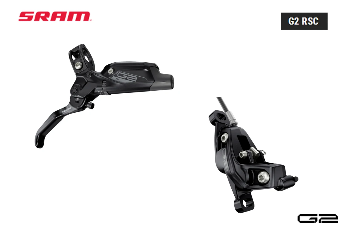 

Гидравлический тормоз SRAM G2 RSC, проектированный для простой установки спереди и сзади