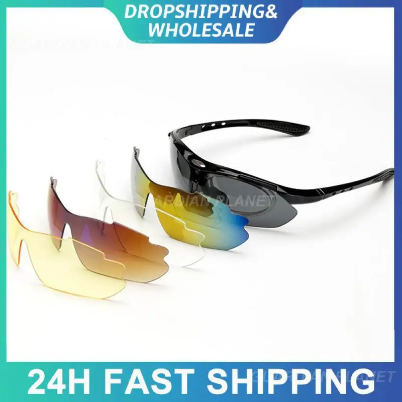 

Спортивные мужские и женские солнцезащитные очки, очки для дорожного велосипеда, защитные очки для горного велосипеда, очки для велоспорта, защитные очки с 5 линзами