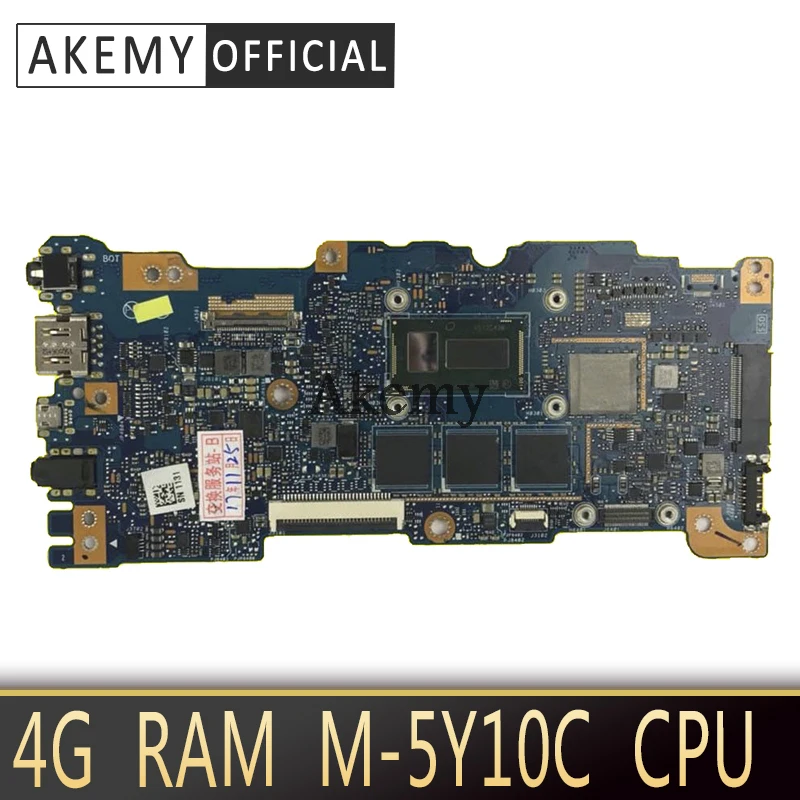 

Материнская плата Akemy UX305FA для ноутбука ASUS UX305FA UX305F UX305, протестированная оригинальная материнская плата 4G RAM M-5Y10C CPU