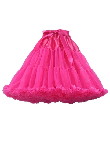 Женская пышная тюлевая нижняя юбка для под платьями, мягкая прозрачная нижняя юбка-пачка с эластичной резинкой на талии