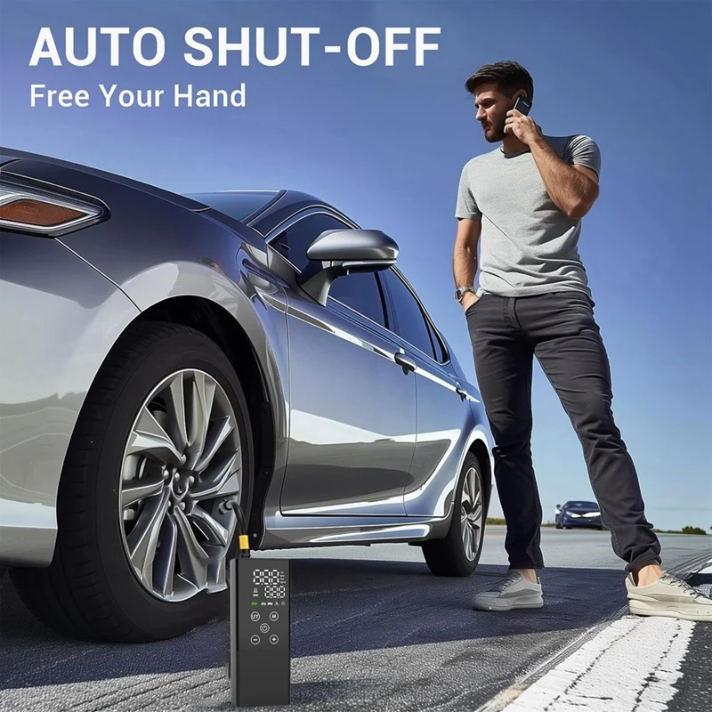 Насос для шин Портативный внешний аккумулятор портативный воздушный насос 4000