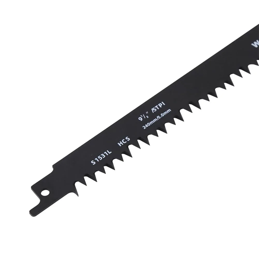 

3PCS S1531L HCS Reciprocating Saw Blade Wear Resistance Saw Blades Electric Wood Pruning Cutting Wooden Plywood Plastic Board