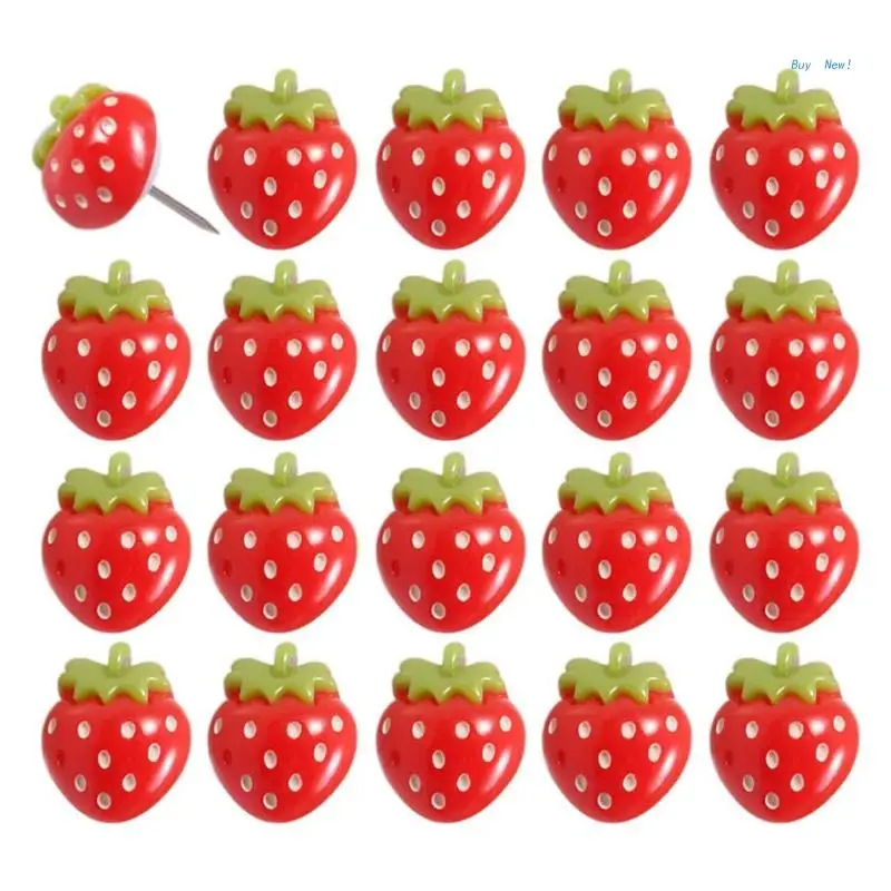 

Cute Decorative Pushpins Cartoon Fruit Thumbtacks for Photo Wall Home Office