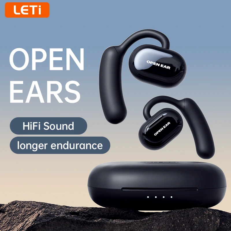 TWS Earbuds Bone Conduction Earphones Open Ear Headphones Handsfree Audifonos Bluetooth Inalambrico for Xiaomi Huawei Redmi