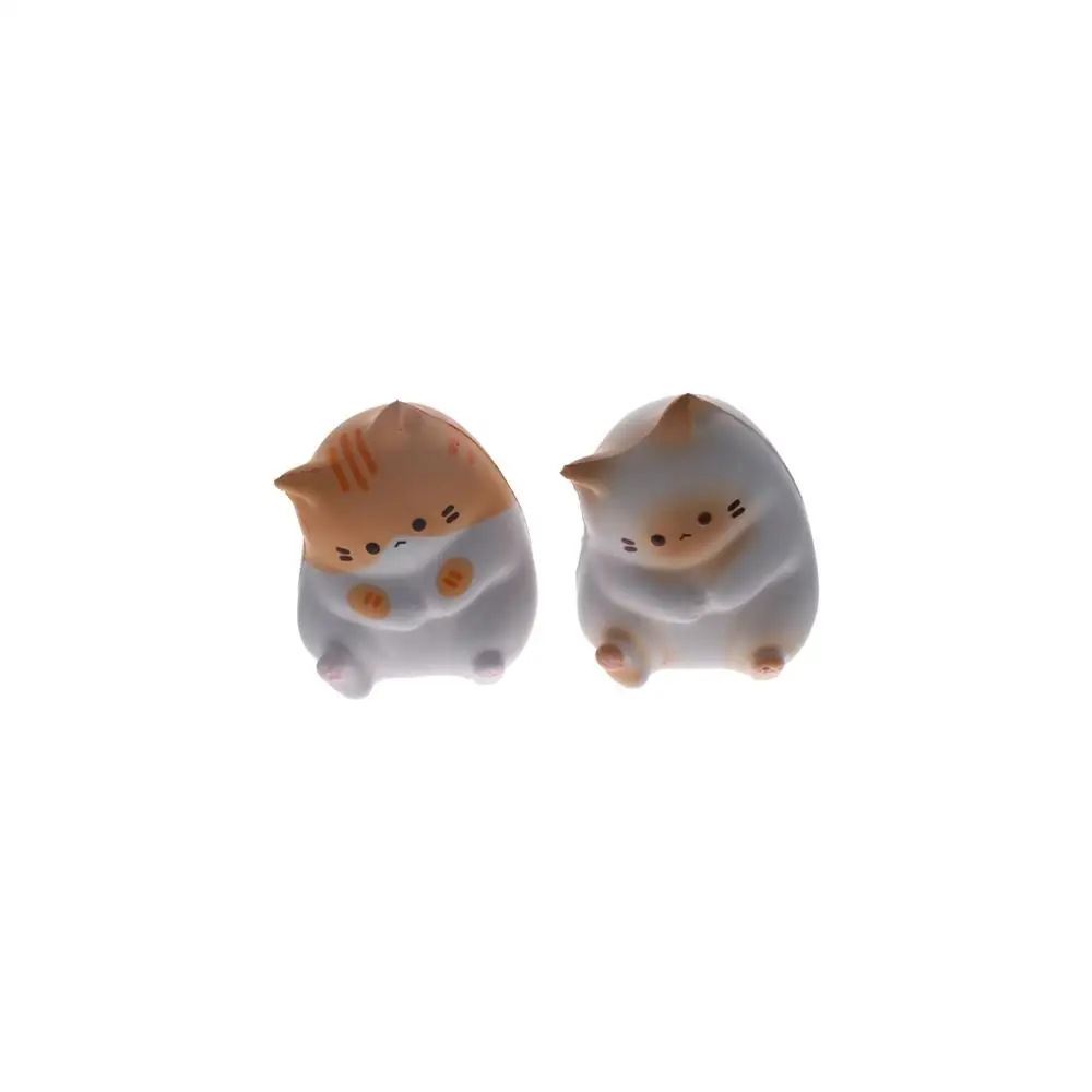 Kawaii Cat Pinch Toy Rebound Медленно растущий ПУ сжимаемый кот Мягкие мультяшные настольные