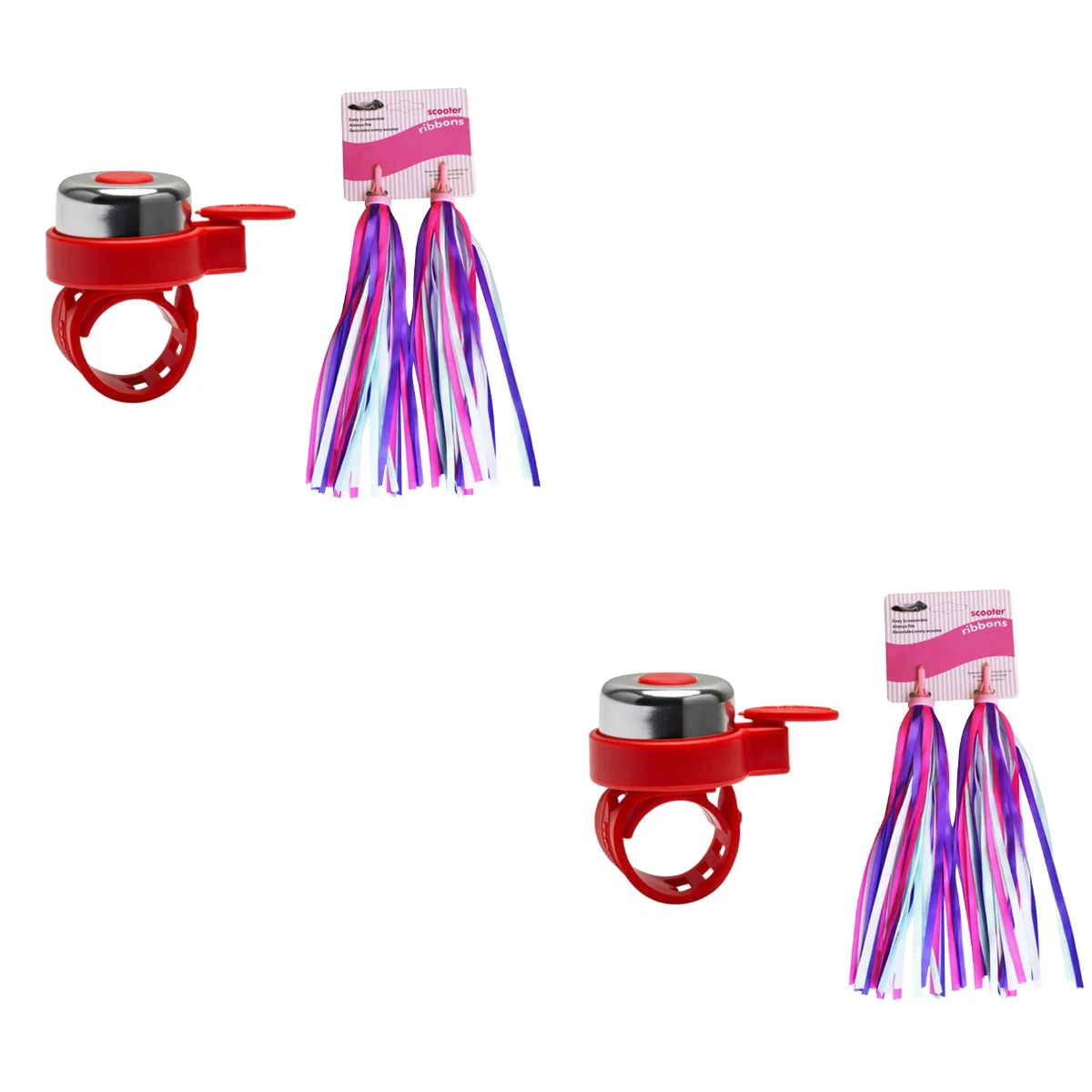 

Bike Streamer Bell Streamers Handlebar Classicsound Clear Crisp Loud Aluminum Bmx Handlecolourful Cycling Ring Scooter Kids Road