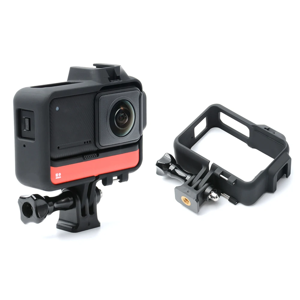 

Protective Frame for Insta360 ONE RS Camera Drop-Proof Housing 1/4 Adapter Mounting Bracket for Insta360 ONE RS Accessories