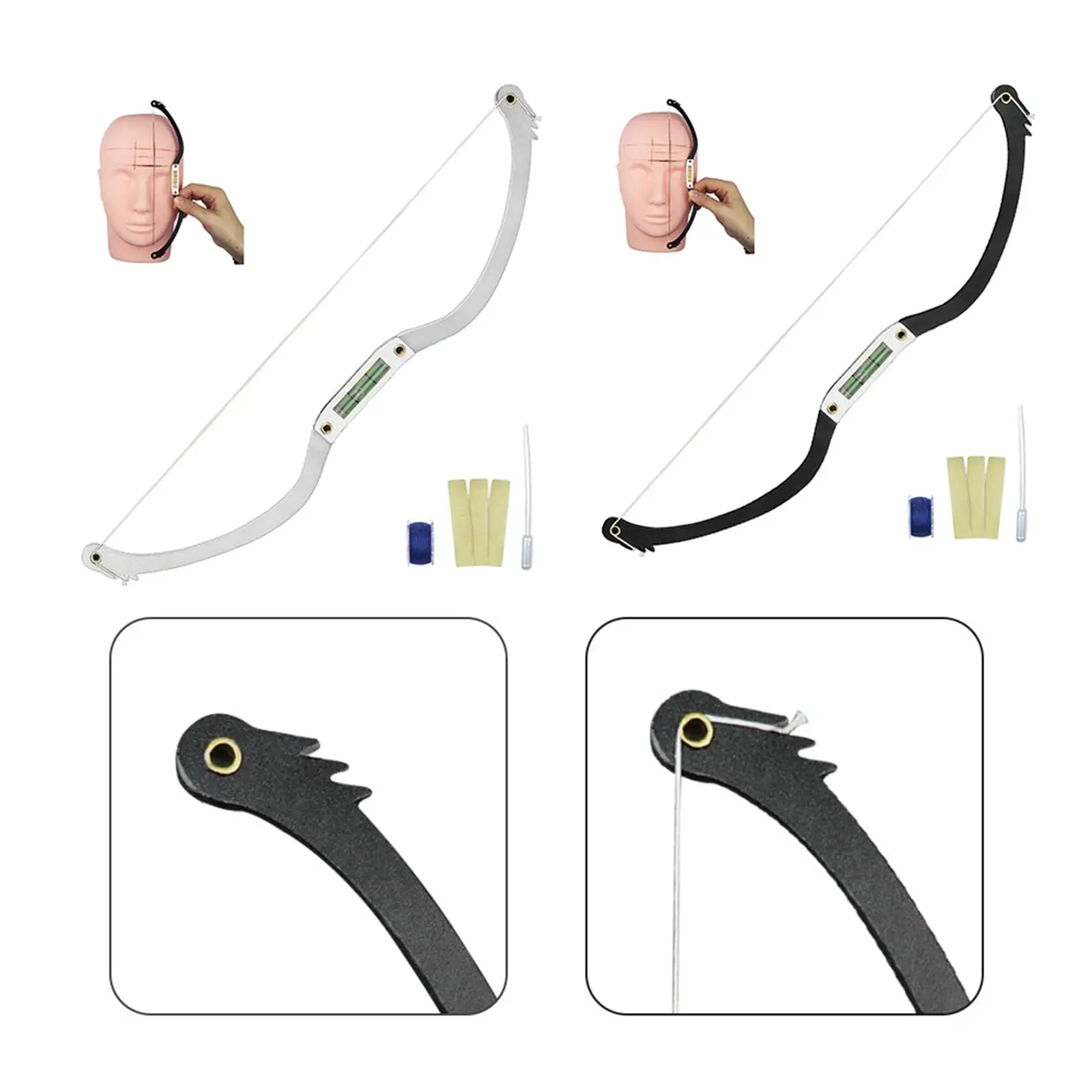 1 шт. Перманентный макияж лук и стрела строка фотомаркер многоразовый шаблон