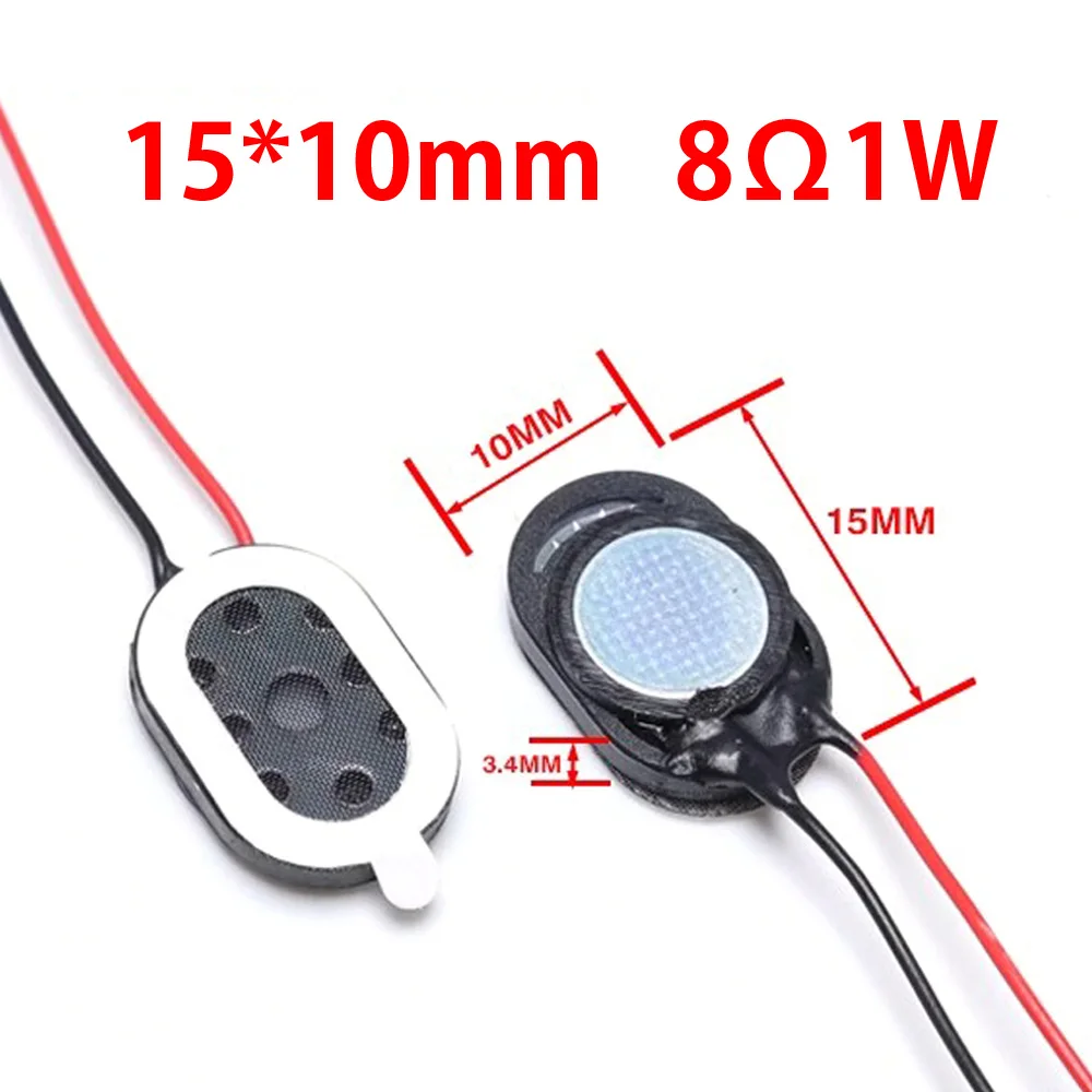 Динамик для телефона, планшета, микродинамик, 8 Ом, 1 Вт, 1510 1018 1318 2014 2209 2030 2415 2809, небольшой разъем звукового сигнала, 8 Ом, 1 Вт