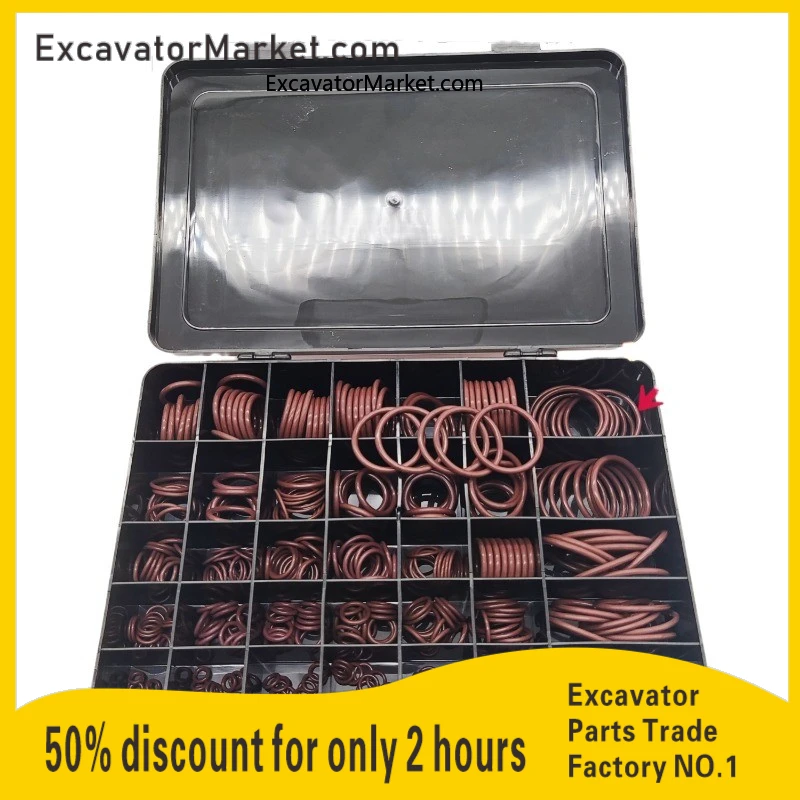 Детали экскаватора для Vol-vo210/200/240/250/290/360/460/480 уплотнительное кольцо из фтористой