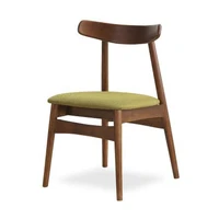 nordic dining chair simple modern solid wood korean chair backrest meeting to discuss chair cafe japanese style small horn chair