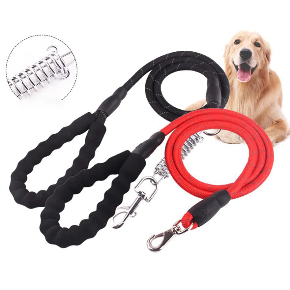 

150cm Dog Leash Strong Nylon Pet Leashes Reflective Leash For Small Medium Dogs Comfortable Handle Safety Rope Walking Leashes