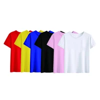 solid color womens t shirt comfy simple summer basic tops short sleeve versatile casual clothes cheap tee shirt fast delivery