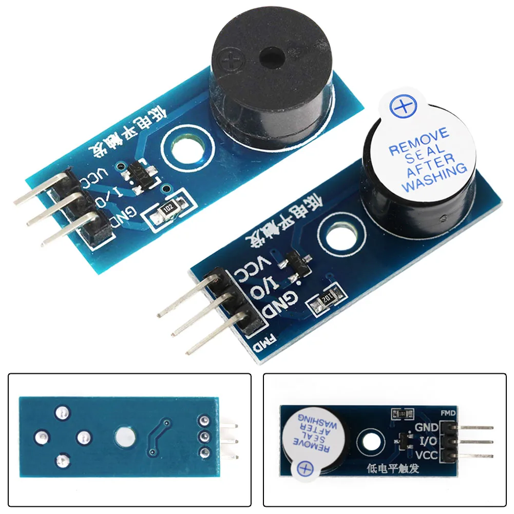 

Активный Пассивный зуммер для Arduino, низкоуровневые триггерные модули Bee Cryer 9012, плата управления триодным Драйвером