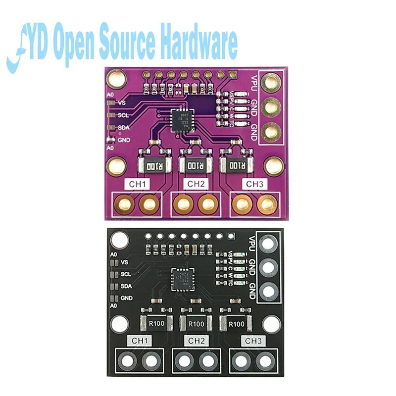 I2C SMBUS INA3221 трехканальный шунт тока питания монитор напряжения сенсорного модуля замены INA219 с контактами