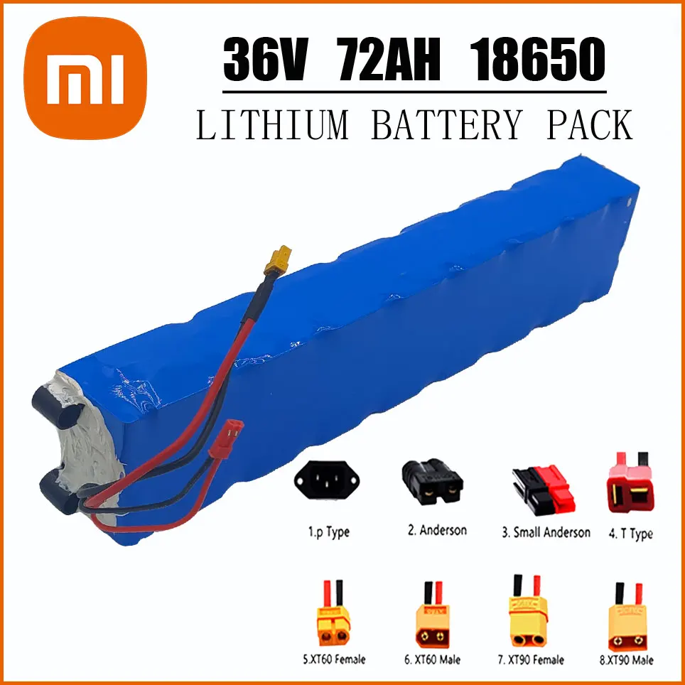 

XIAOMI suitable for scooter E Twow scooter m365 pro ebike backup power supply 36V72Ah 18650 lithium battery pack 10S3P 600W
