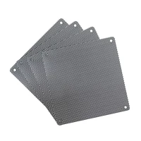 5pcs black white squre black pvc pc fan dust filter dustproof case computer mesh dust covers 80x80mm 90x90mm 120x120mm 140x140mm