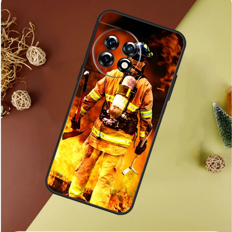 Фото Чехол Fire Fighting Hero для OnePlus Nord 4 CE 3 2 Lite N20 N30 9 10 Pro 8T 9RT 10T 10R 13R 12R 11 12 13 №2