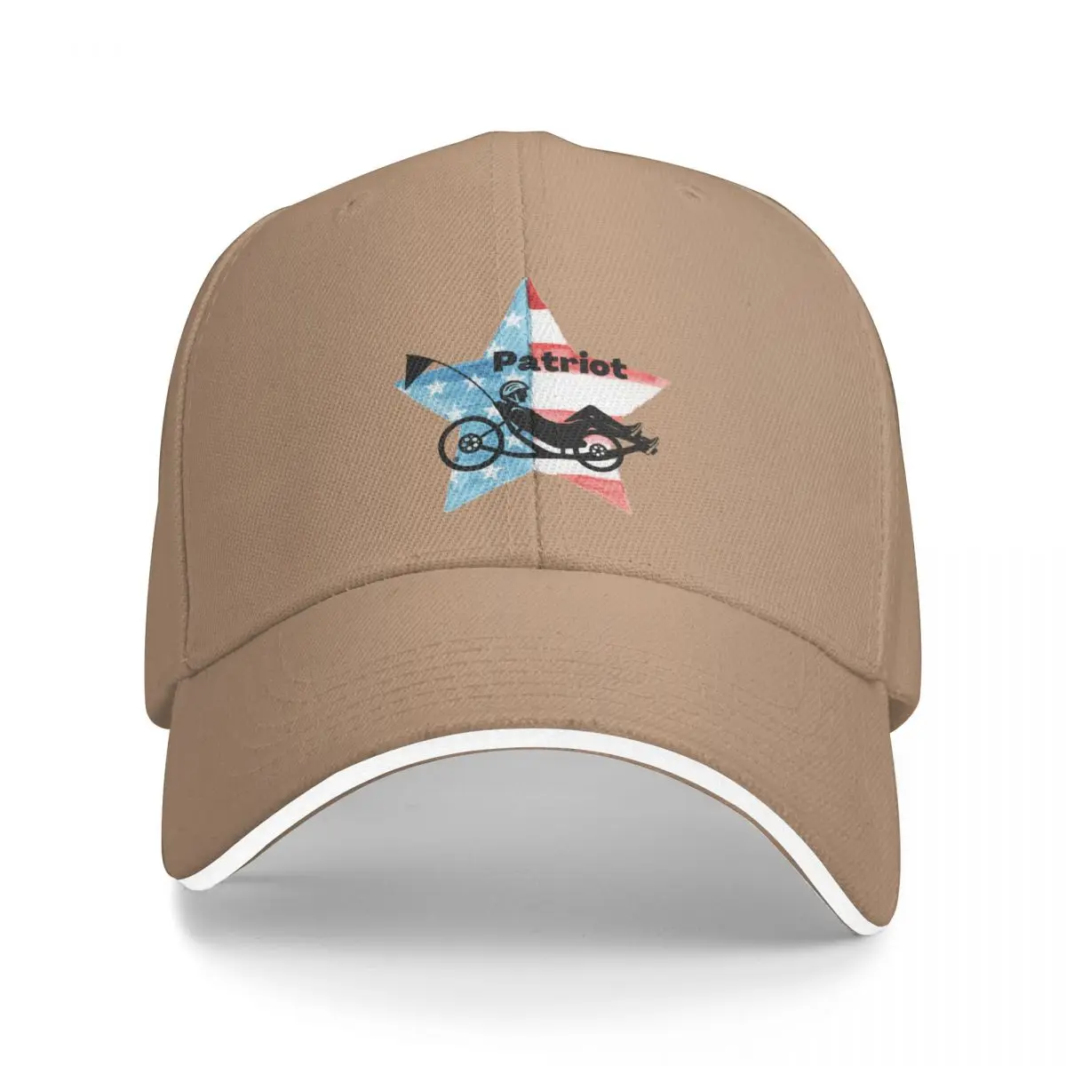 

2023 New Recumbent Life Design - Patriot - Tadpole Guy Bucket Hat Baseball Cap vintage Winter hats for women Men's