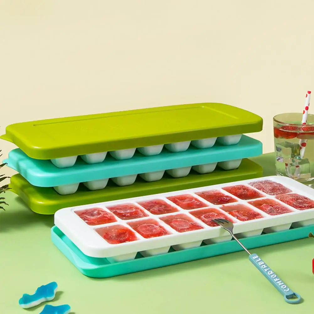 

Домашняя силиконовая мини-форма с крышкой, Нетоксичная безвредная Антискользящая форма для льда, льдогенератор