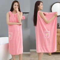 bath towel women can be worn can be wrapped household large size quick drying absorbent and non linting bath skirt new 2022