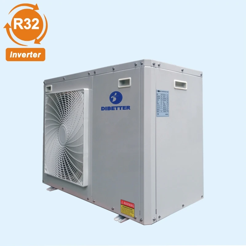 

New Energy Heating And Cooling DC inverter Air to Water heat pumps R32 air source heat pump High COP