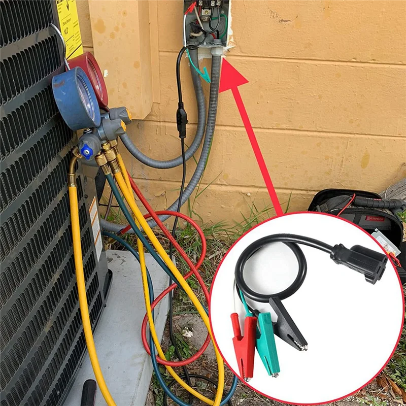 Адаптерный ключ HVAC шнур-переходник совместимый с желтой оболочкой 69522 от 3/16 до 3/8