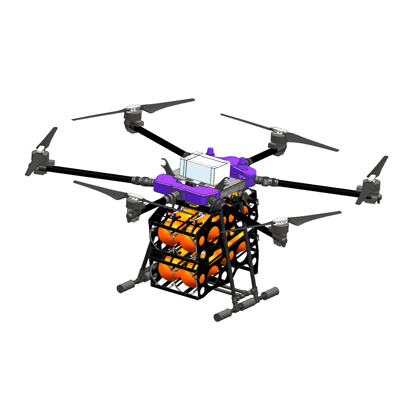 2022 top sale agricultural firefighter sprayer fire fighting drones for sale
