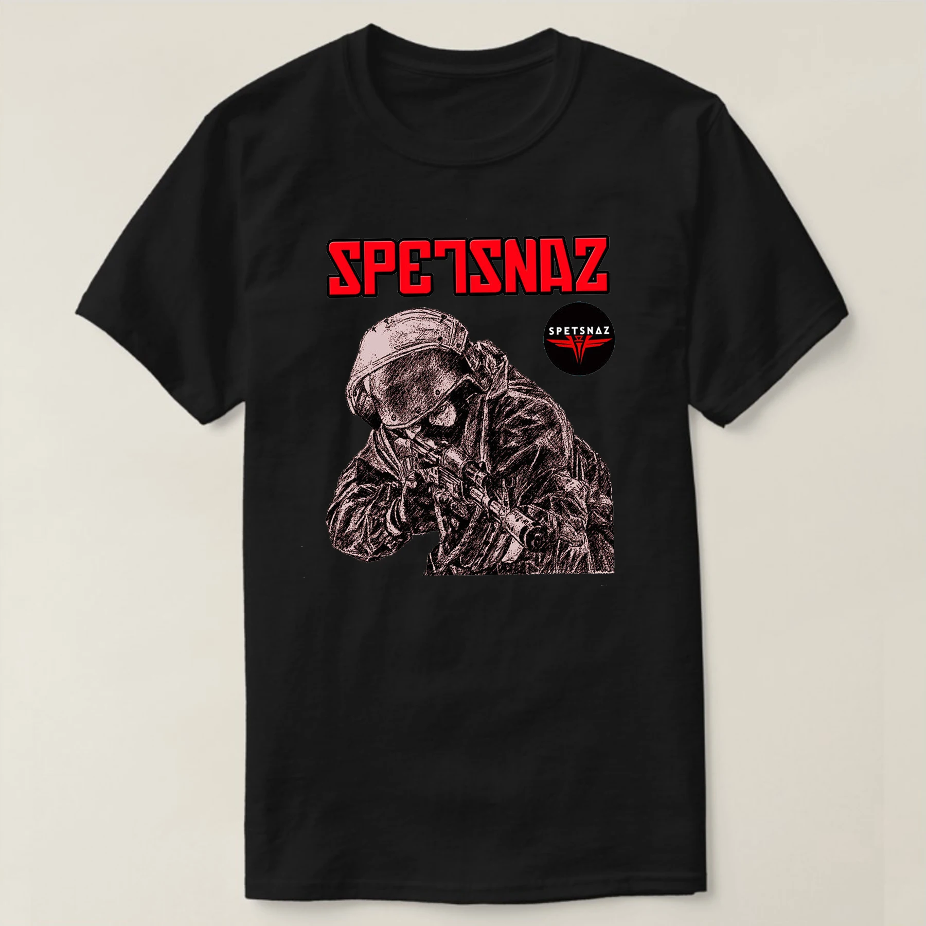 

Spetsnaz. Russian Special Forces T-Shirt. Summer Cotton Short Sleeve O-Neck Mens T Shirt New S-3XL