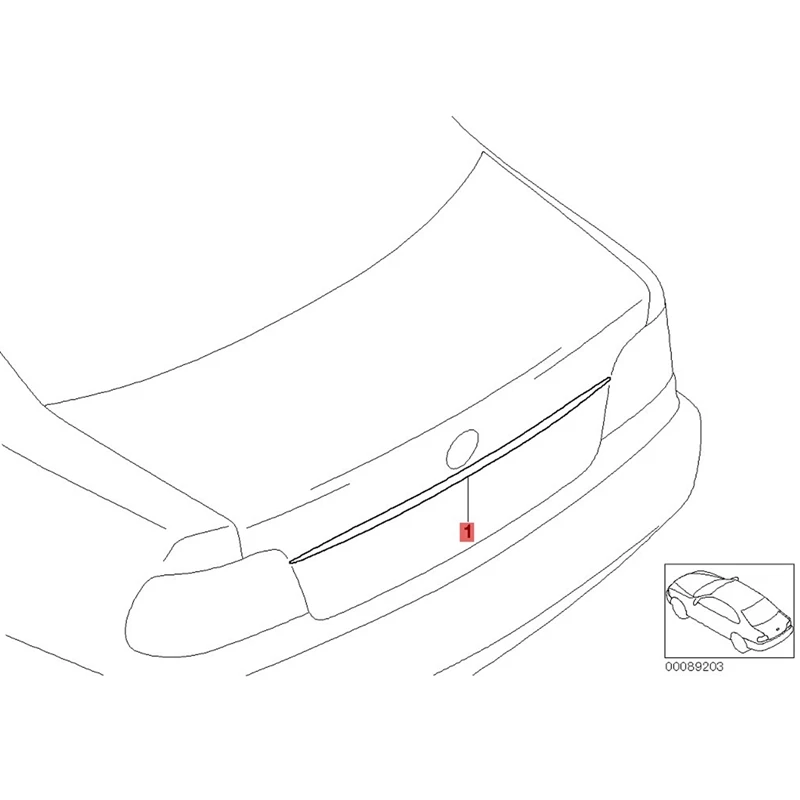 

51137051529 держатель лампы для багажника BMW 5 Ser E39 525I 525IT 528I 530I 540IT 1996-2003